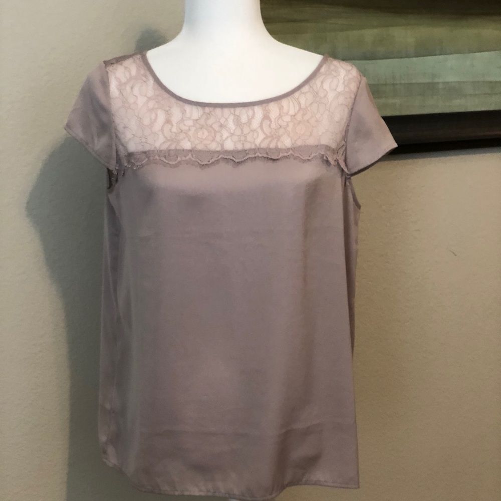 Lilac Silky Loft blouse
